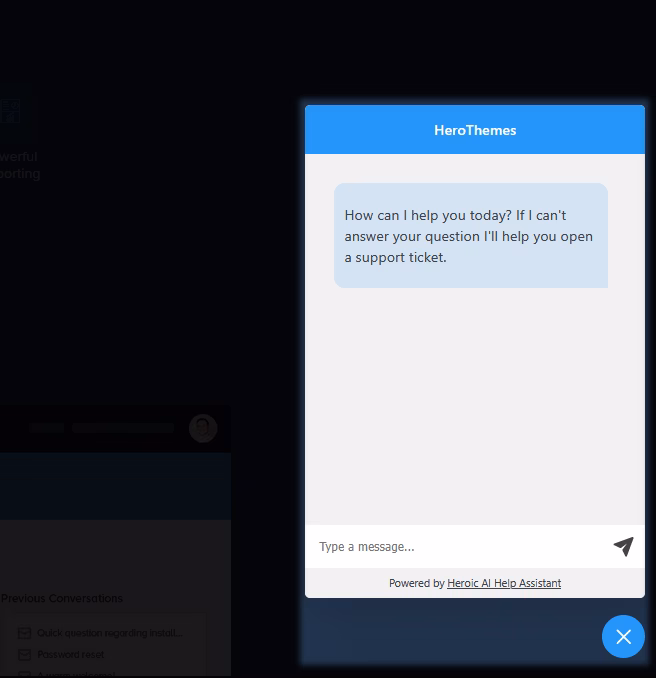 Ai powered chatbot example