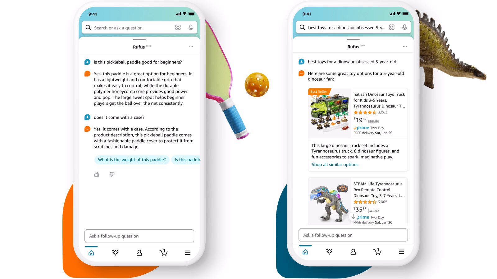 Amazon rufus chatbot example