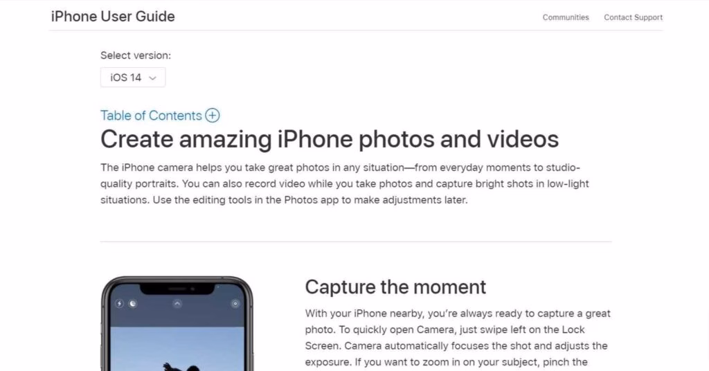Appleiphoneuserguideexample herothemes Apple iphone user guide example