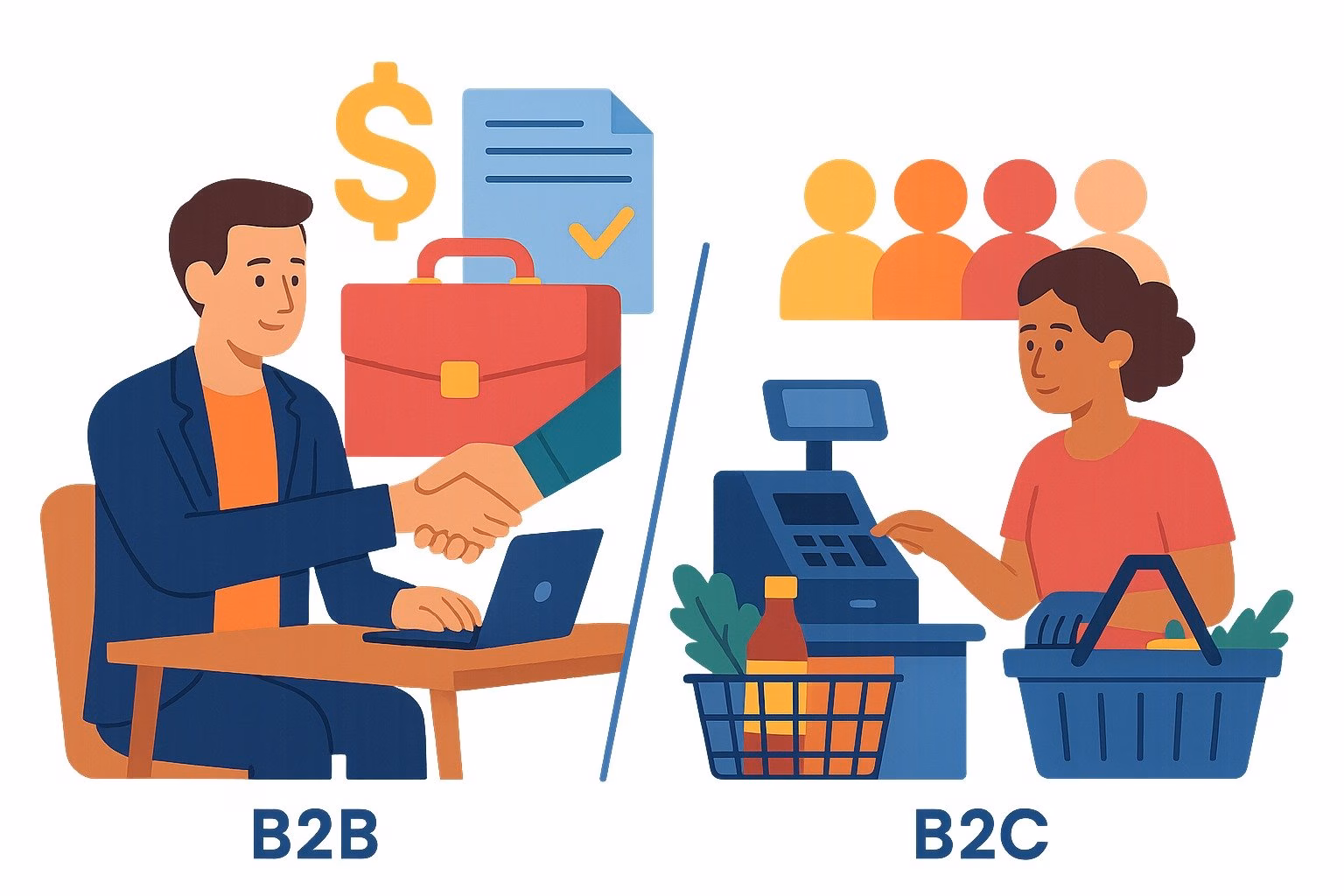 B2b vs b2c customer service