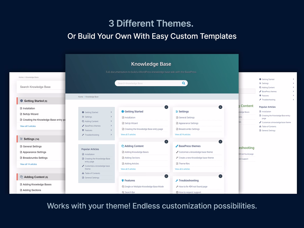 Basepress wordpress knowledge base plugin