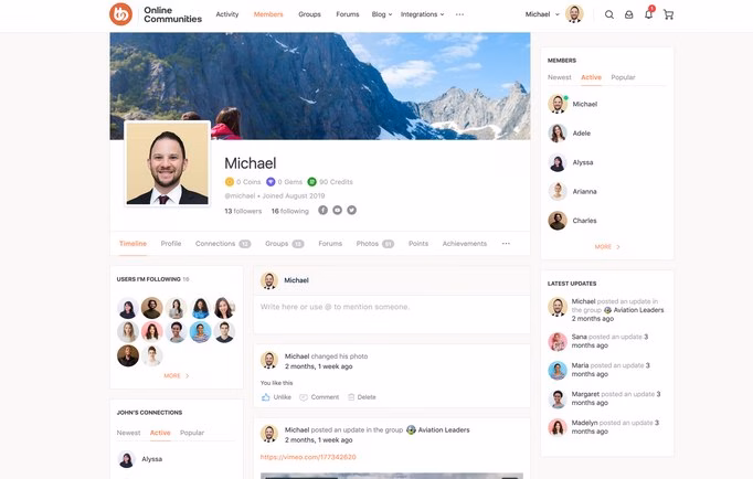Buddyboss theme