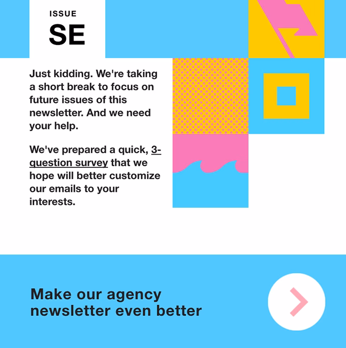 Customer satisfaction survey best practices from mailchimp