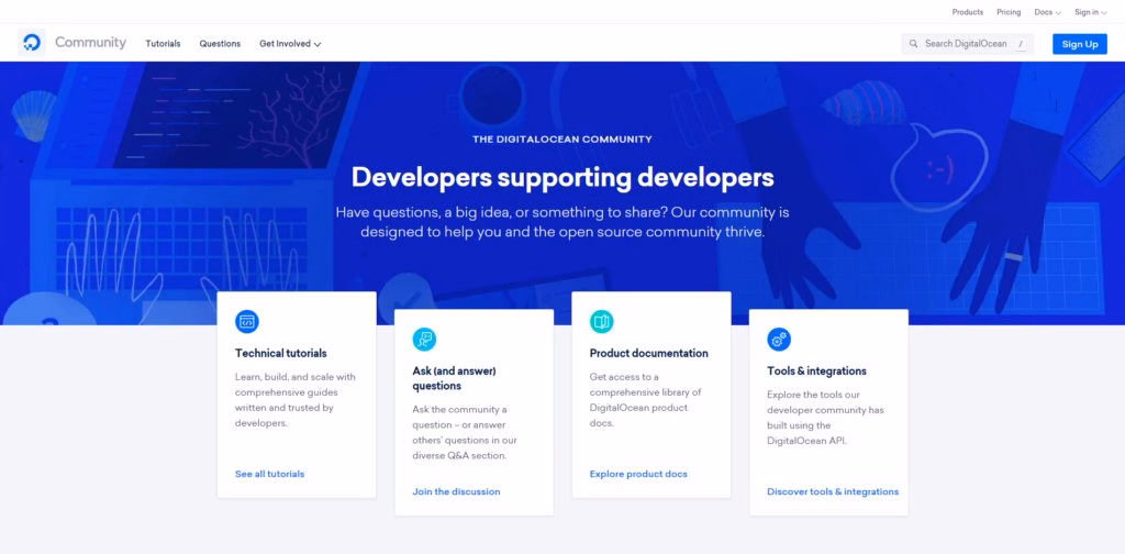 Digitalocean user documentation example