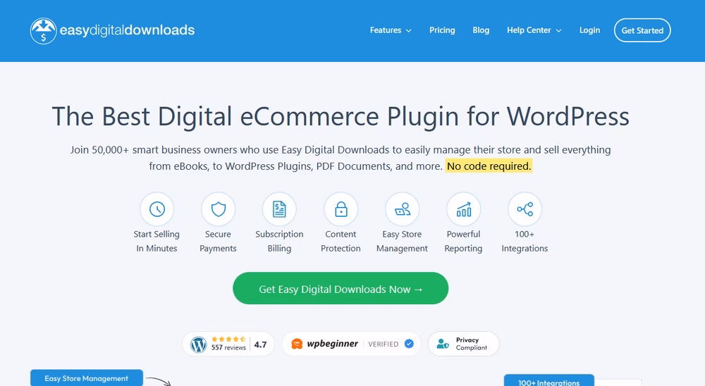 Easy digital downloads new homepage herothemes Easy digital downloads new homepage