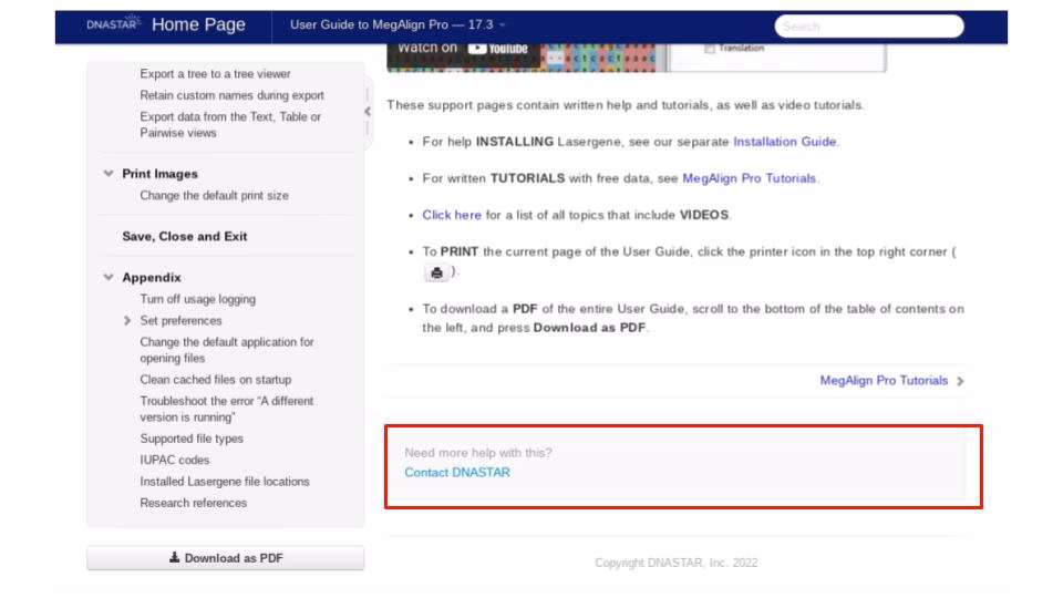 Feedback option