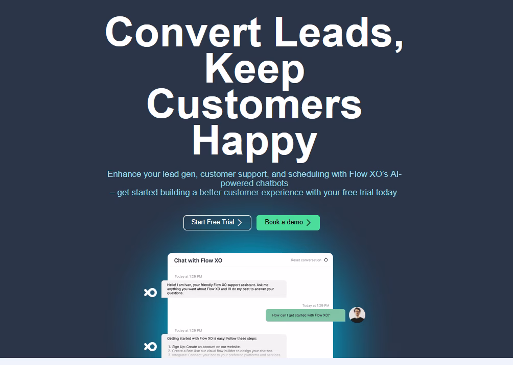 Flow xo versatile bot builder