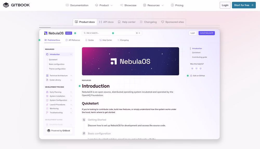 Gitbookhosteddocumentationtoolwithtemplates herothemes Gitbook hosted documentation tool with templates