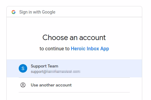 Connecting gmail mailbox
