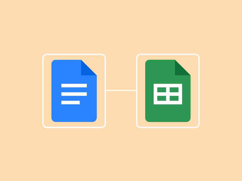 Google docs and sheets