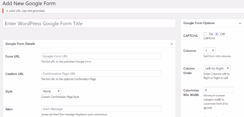 Googleformsplugin herothemes Google forms plugin
