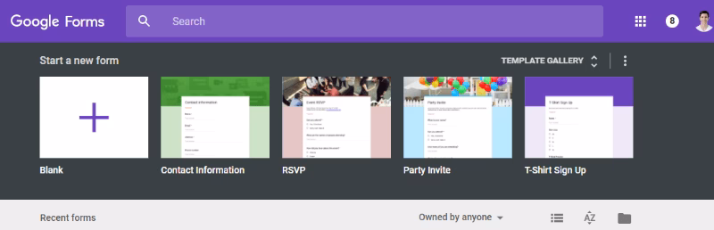 Googleforms herothemes Google forms