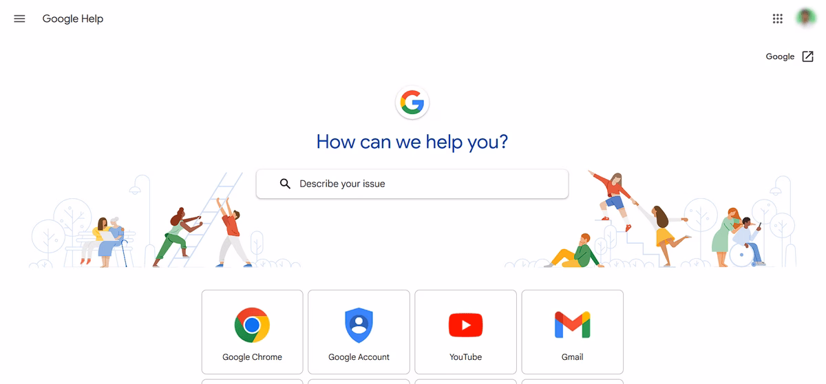 Googlehelpcenter herothemes Google help center