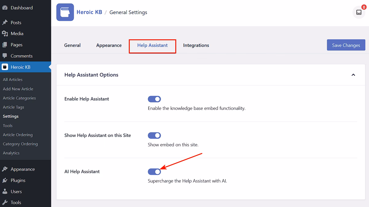 Heroic kb ai help assistant