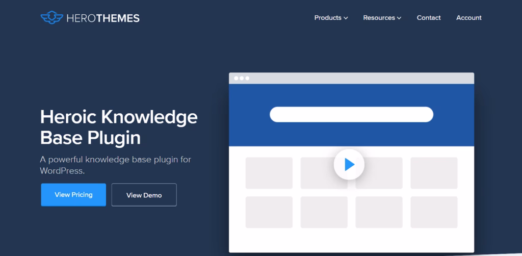 Heroic kb landing page