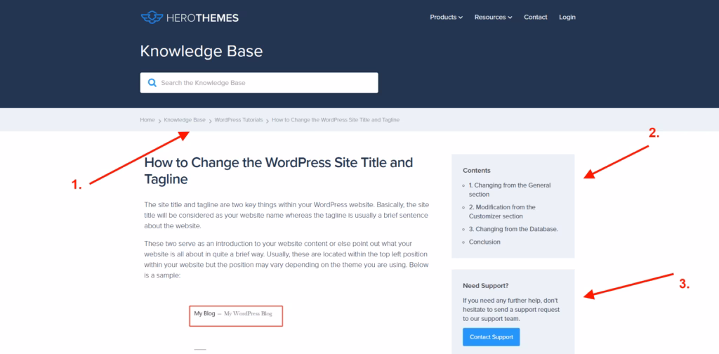 Herothemes user documentation article template