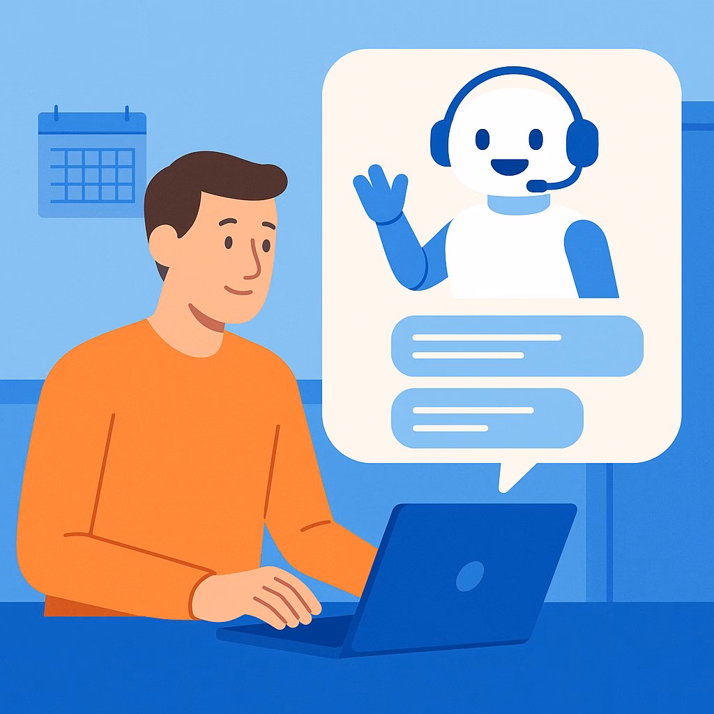 Hr chatbot illustration
