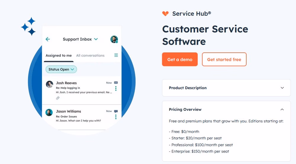 Hubspot service hub as s help scout replacement