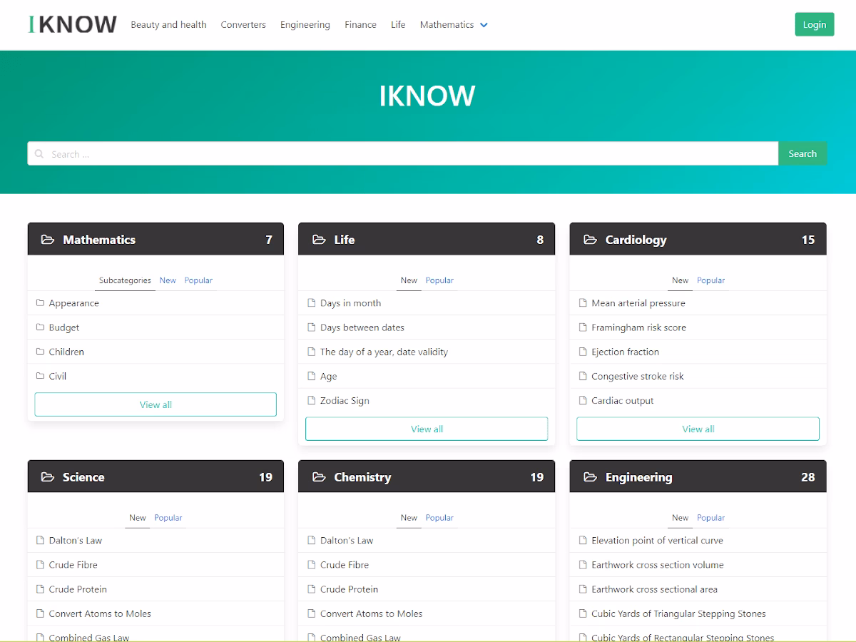Iknow wordpress template