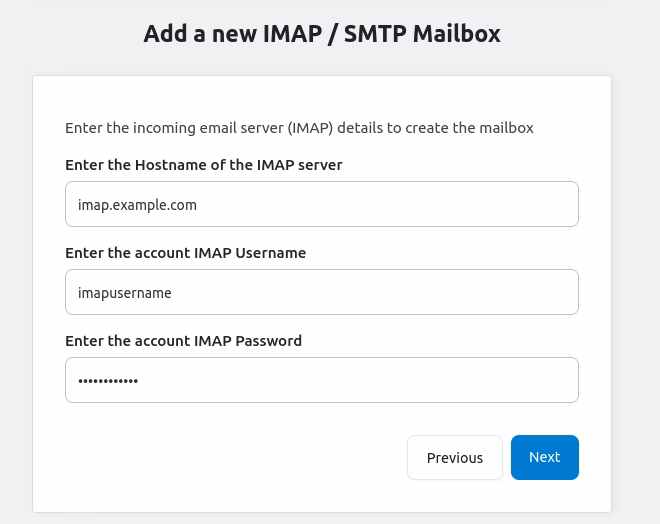 Adding new imapsmtp mailbox 2