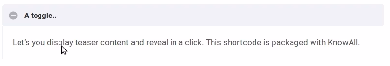 Heroic toggle