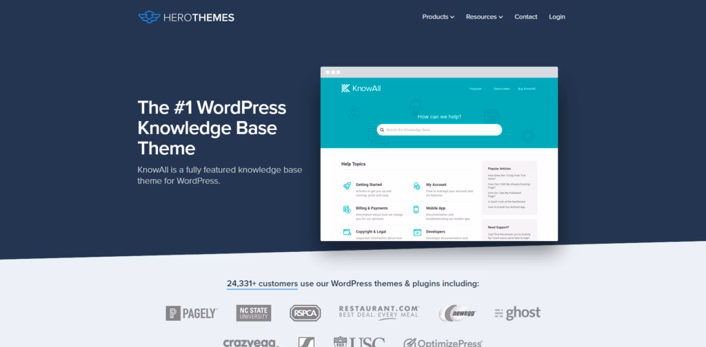 Knowall wordpress theme
