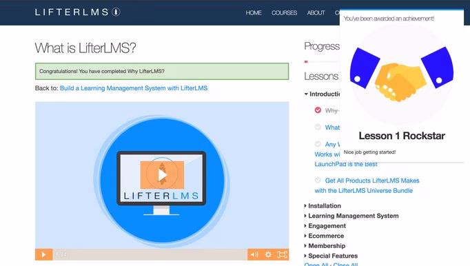 Lifterlms example