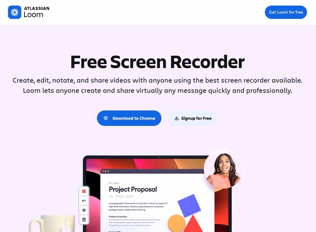Loomforquicklyrecordingshortvideos herothemes Loom for quickly recording short videos