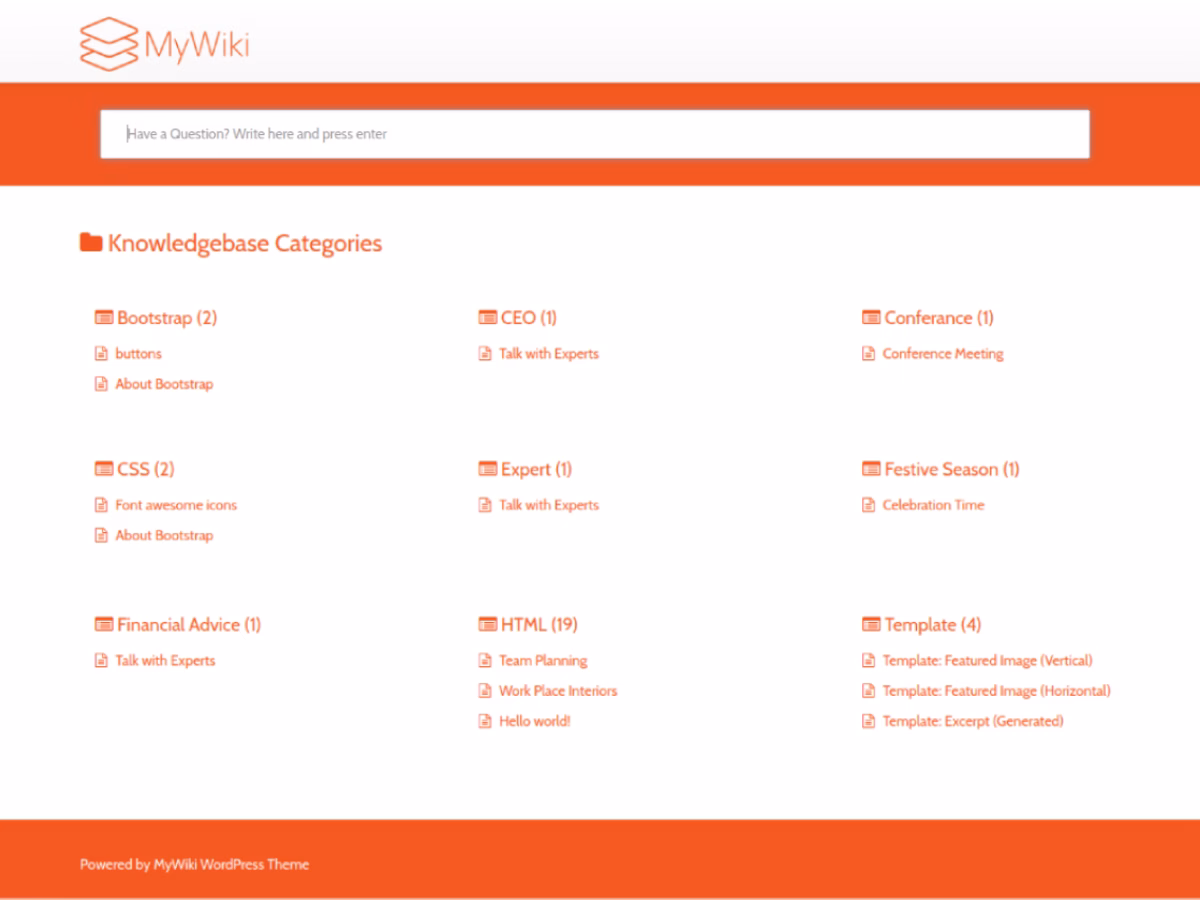 Mywiki simple template