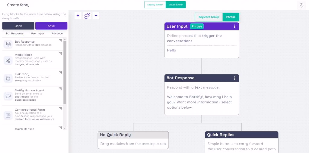 Nocodechatbotbuilder herothemes No code chatbot builder