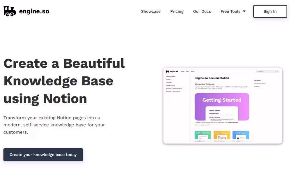 Notion and engine So as a cms solution