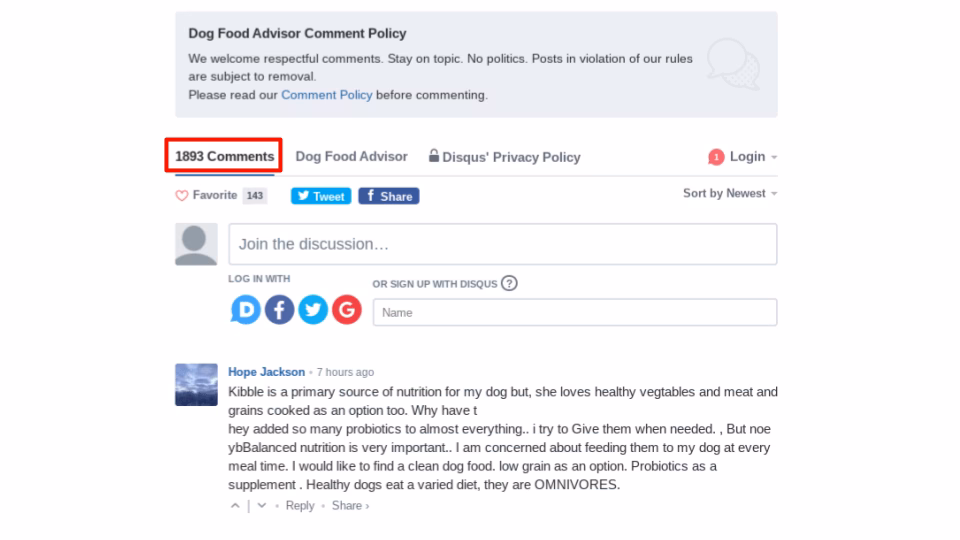 Post comments