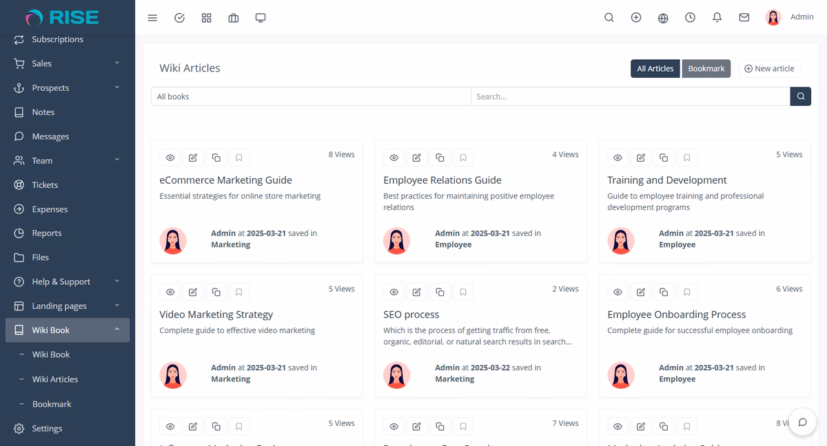Rise wiki plugin for wordpress