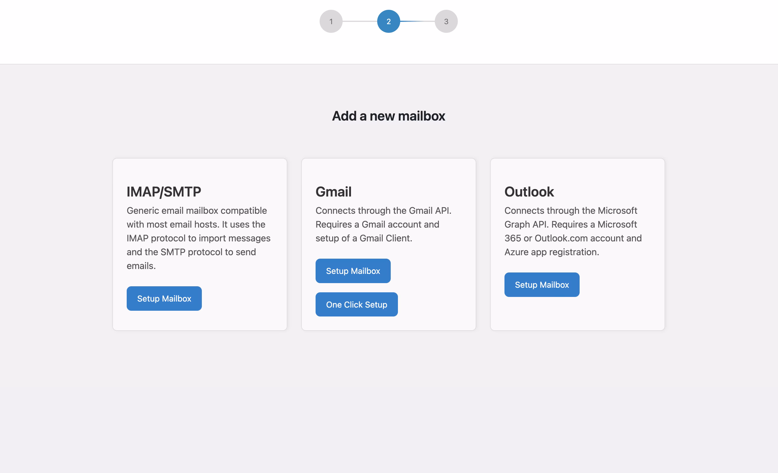 Adding mailbox