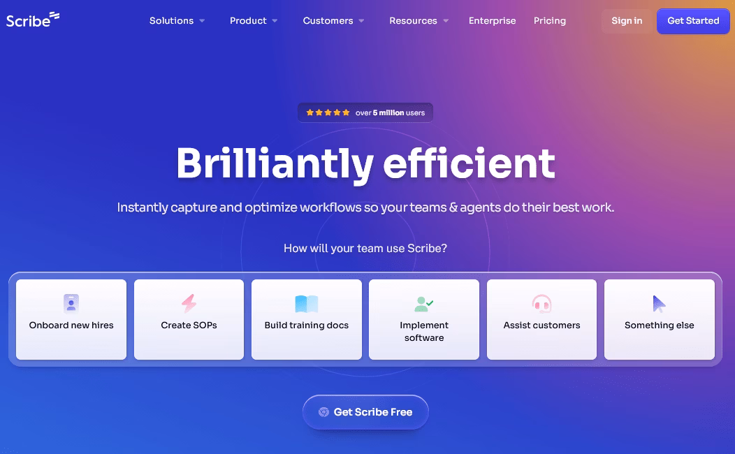 Scribe workflow capture tool