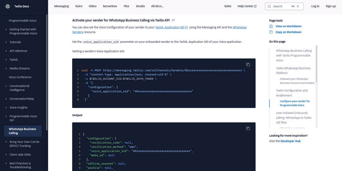 Twilioapidocsexample herothemes Twilio api docs example