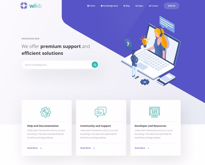 Wikbdocswordpresstheme herothemes Wikb docs wordpress theme
