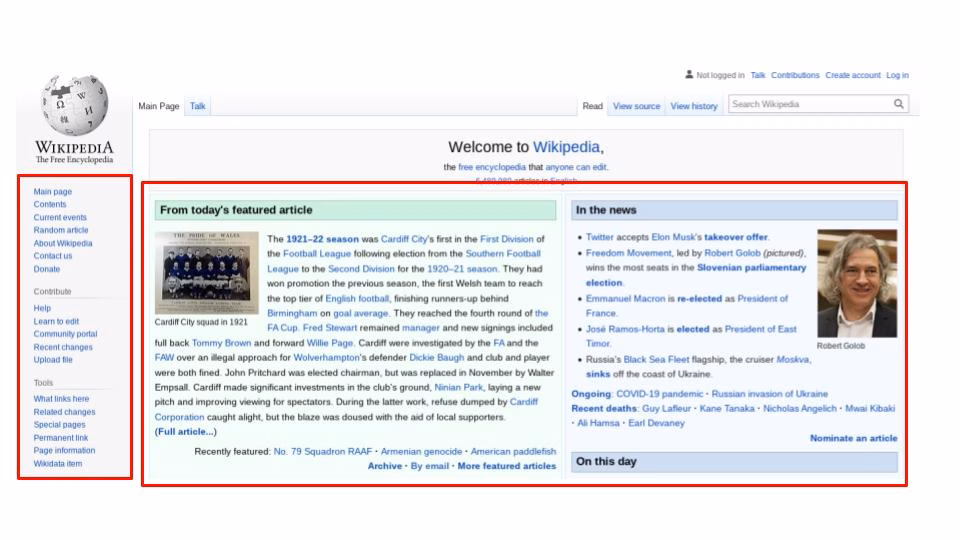 Wikipedia site