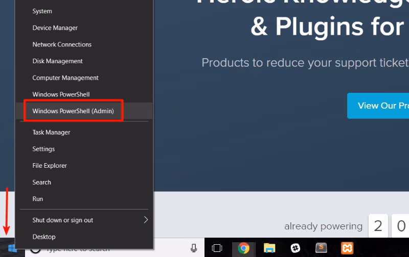 Accessing powershell