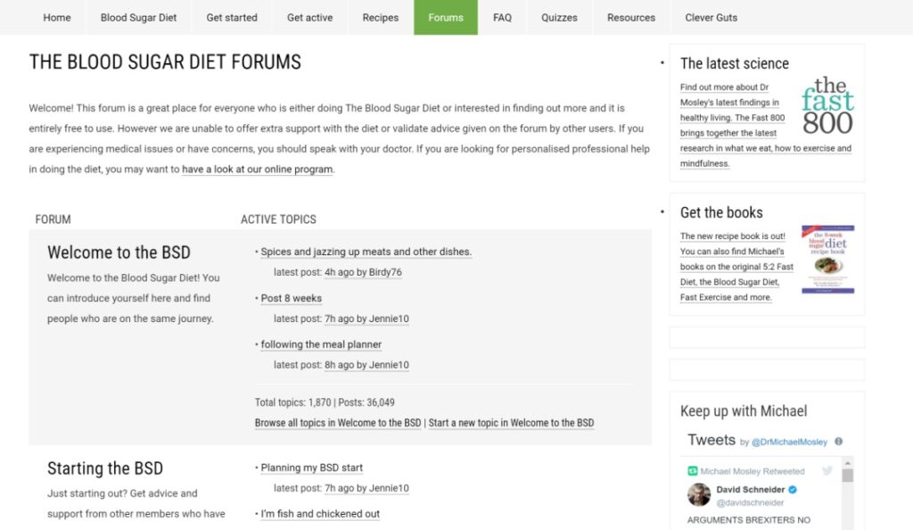 The Blood Sugar Diet-Forum