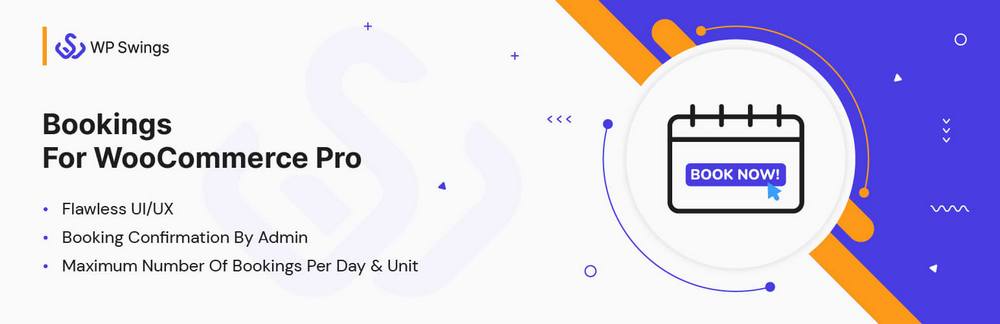 Bookings for woocommerce plugin