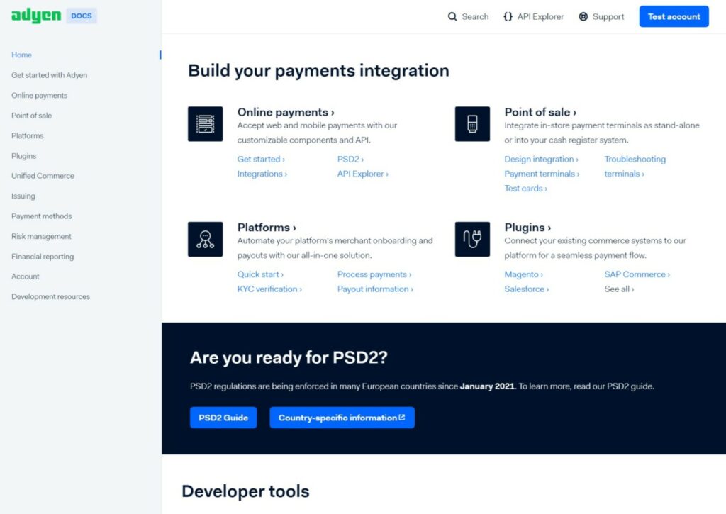 Adyen docs