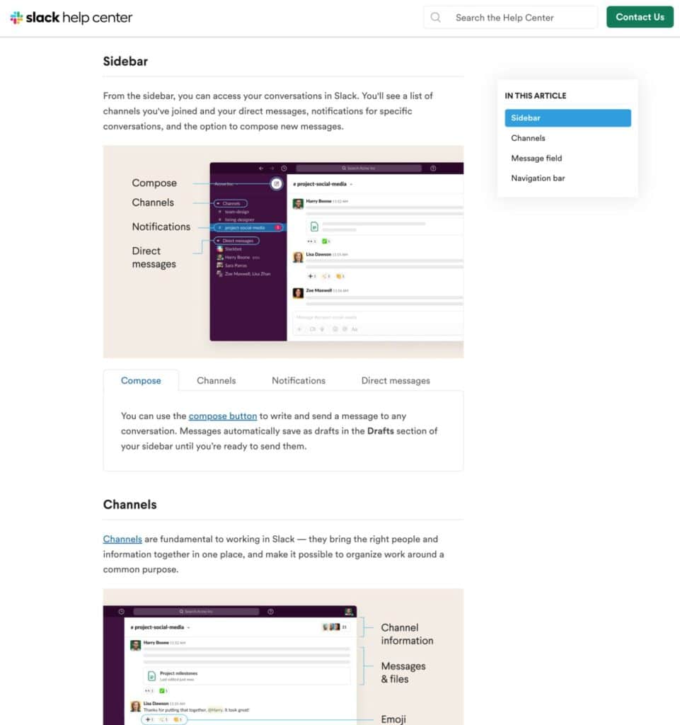 Slack getting started guide