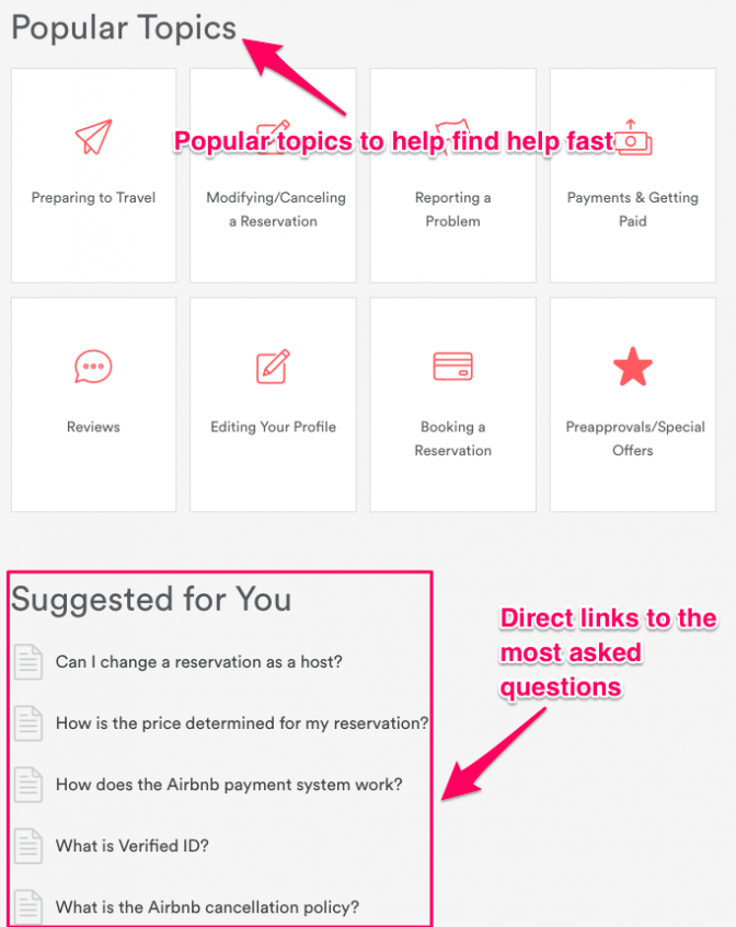 Airbnb support deconstruct