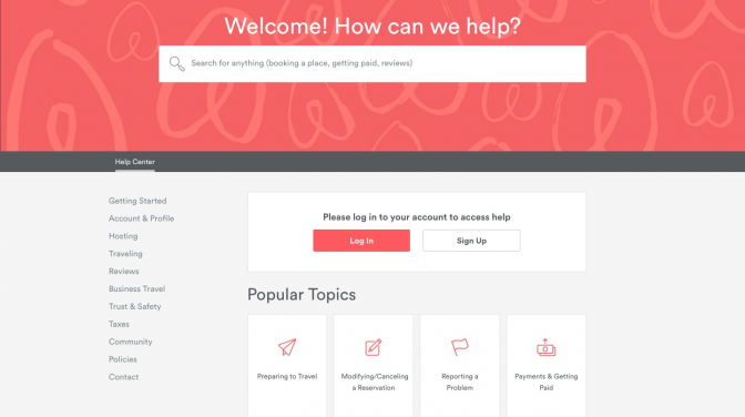 Airbnb support image