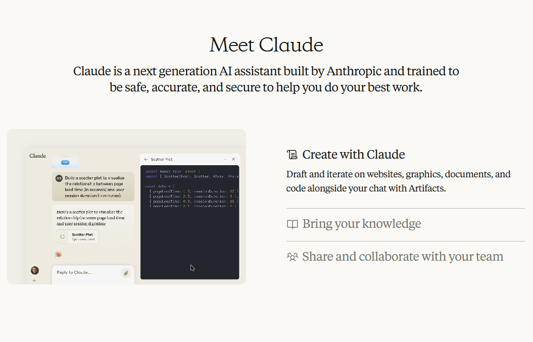 Anthropic claude ai assistant