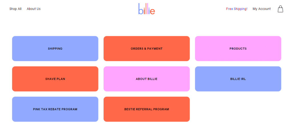 Billieknowledgebaseoptions herothemes Different categories in a knowledge base example