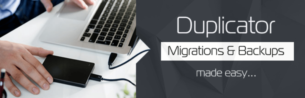 Duplicator migration plugin