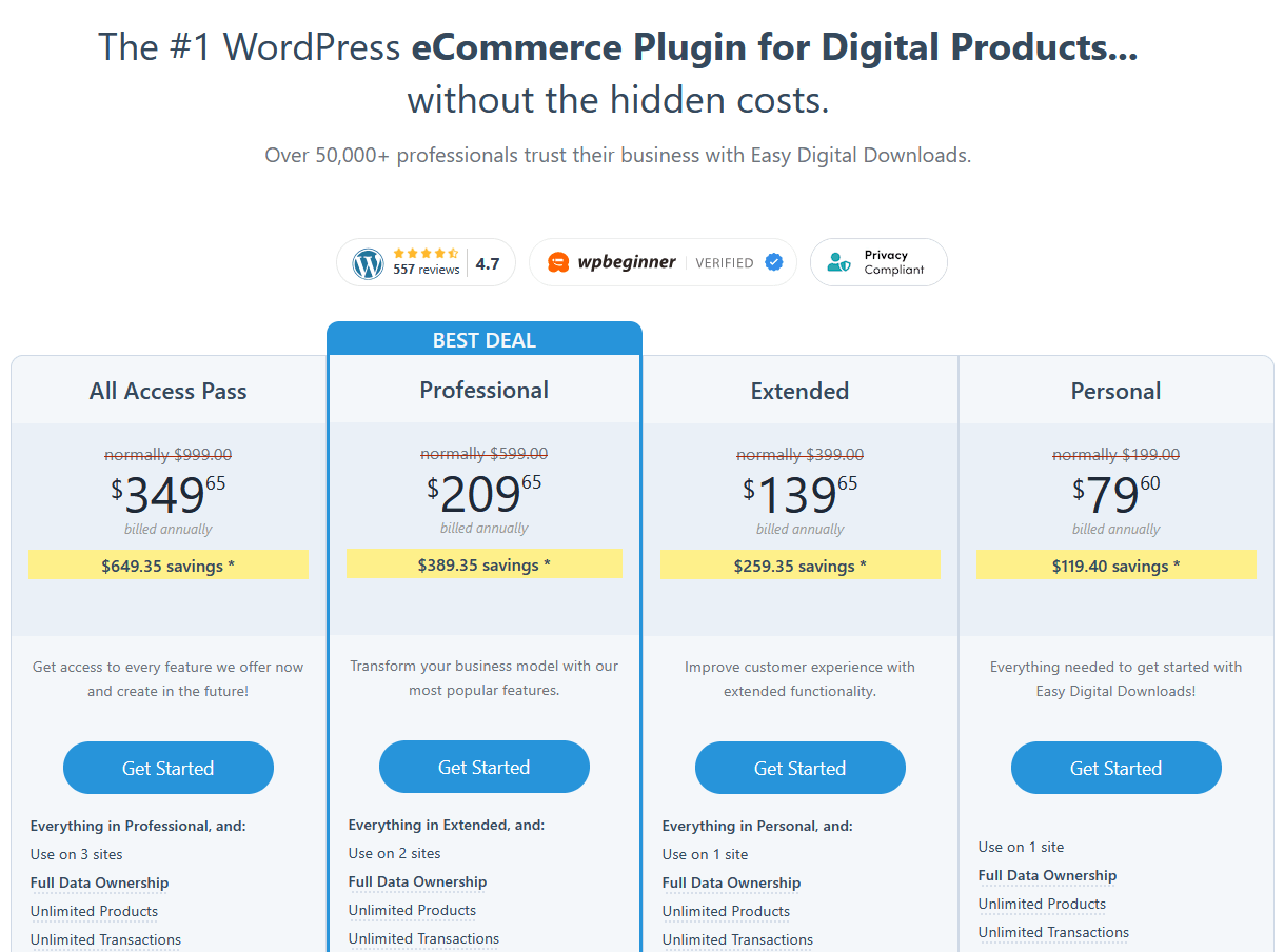 Easydigitaldownloadspricing herothemes Easy digital downloads pricing