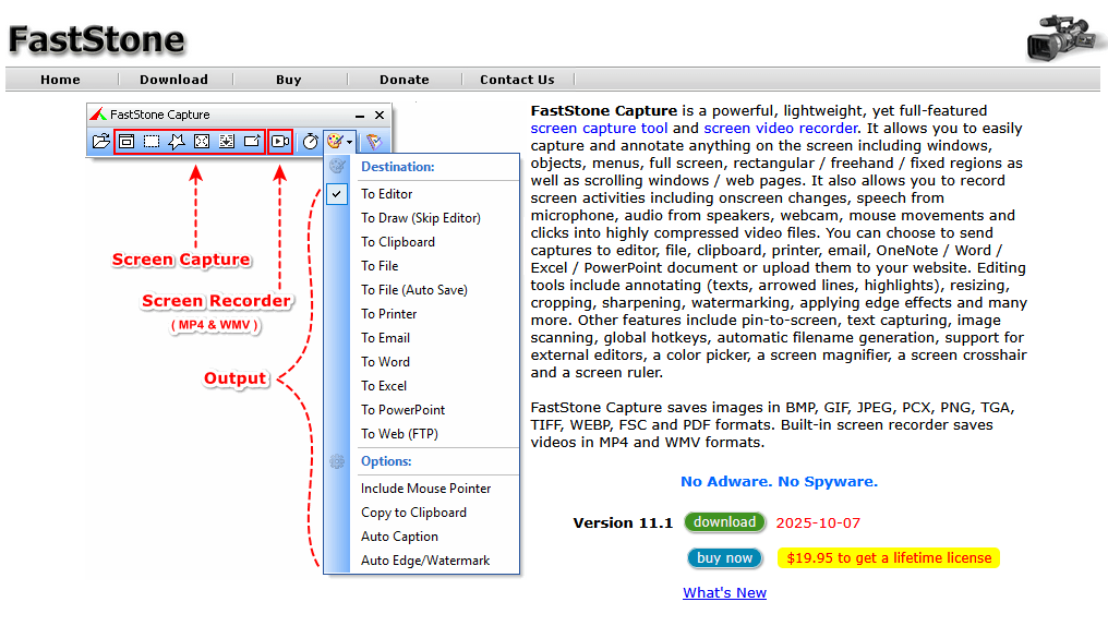 Faststonecaptureinaction herothemes Faststone capture in action